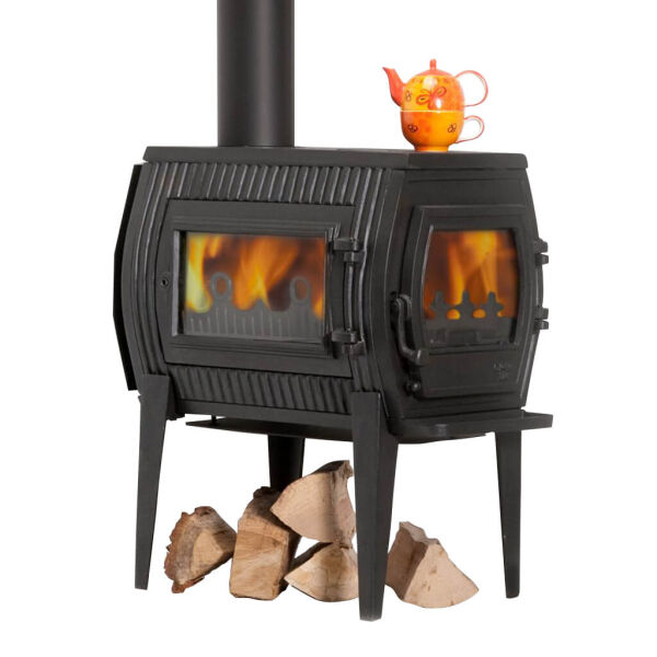 Poêle-cheminée en fonte Globe Fire Charon