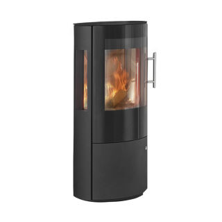 Porte en verre avec vitres latérales